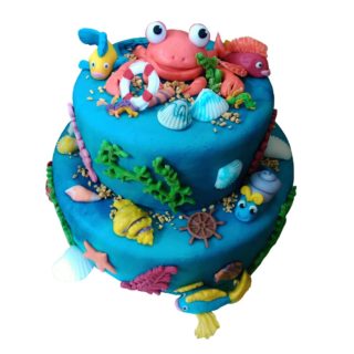 Patrový dort mořský svět
