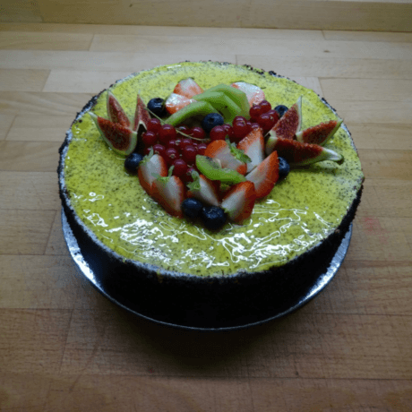 Makový dort s mascarpone a povidly (pouze na objednávku – den předem)